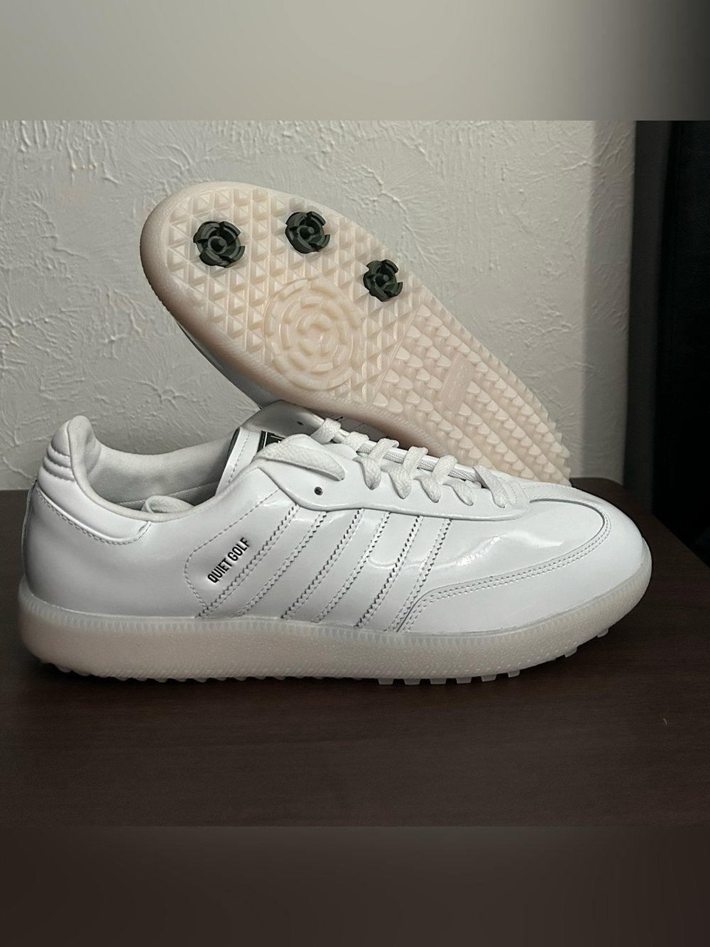 Quiet Golf X Adidas Samba G